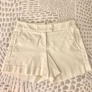 Theory white shorts